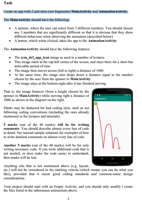 Use Android Studio and write code 