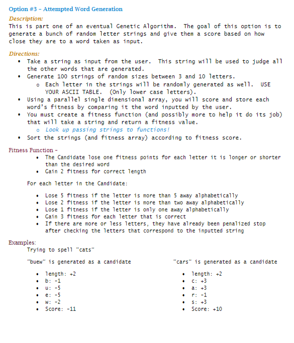 Solved Programming Assignment: Instructions: In This | Chegg.com