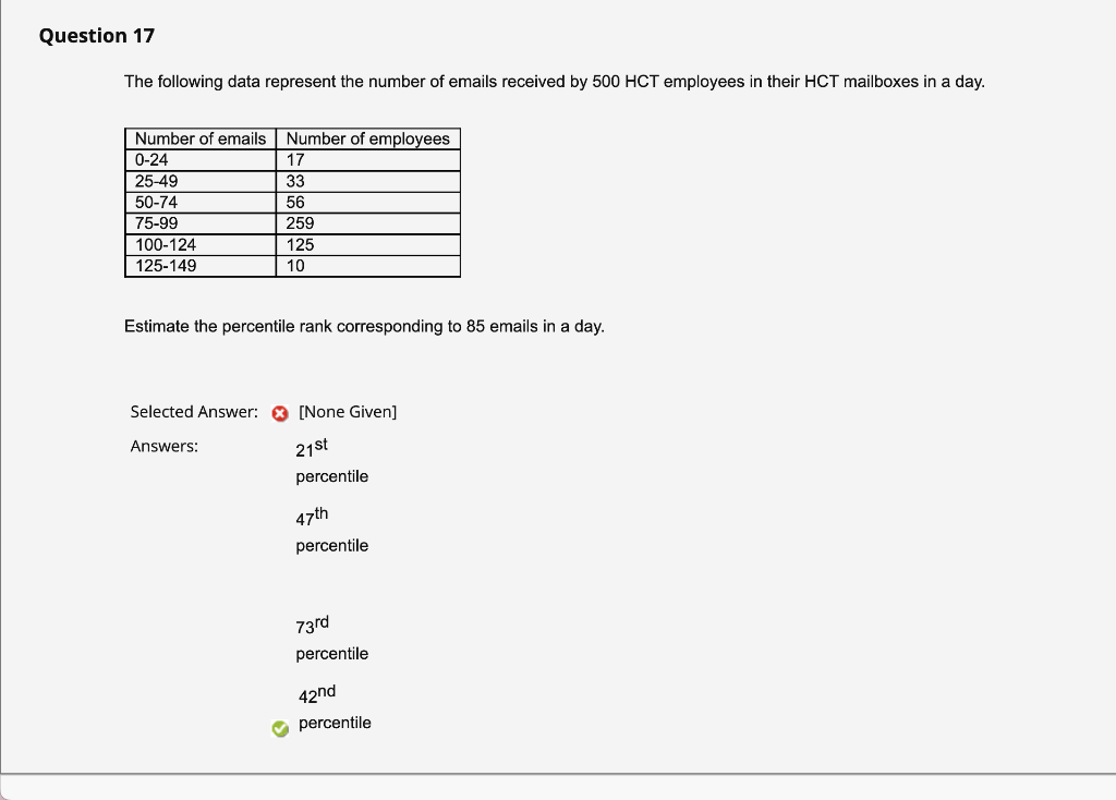 solved-the-following-data-represent-the-number-of-emails-chegg