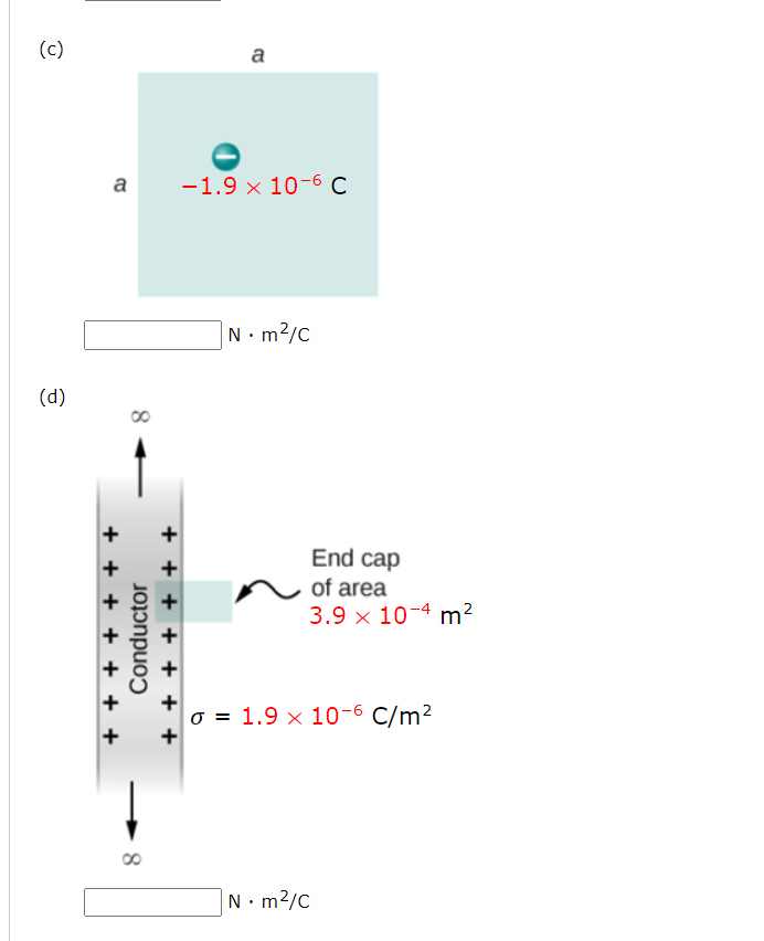 Solved Find The Electric Flux In N M2 C Through The Clo Chegg Com