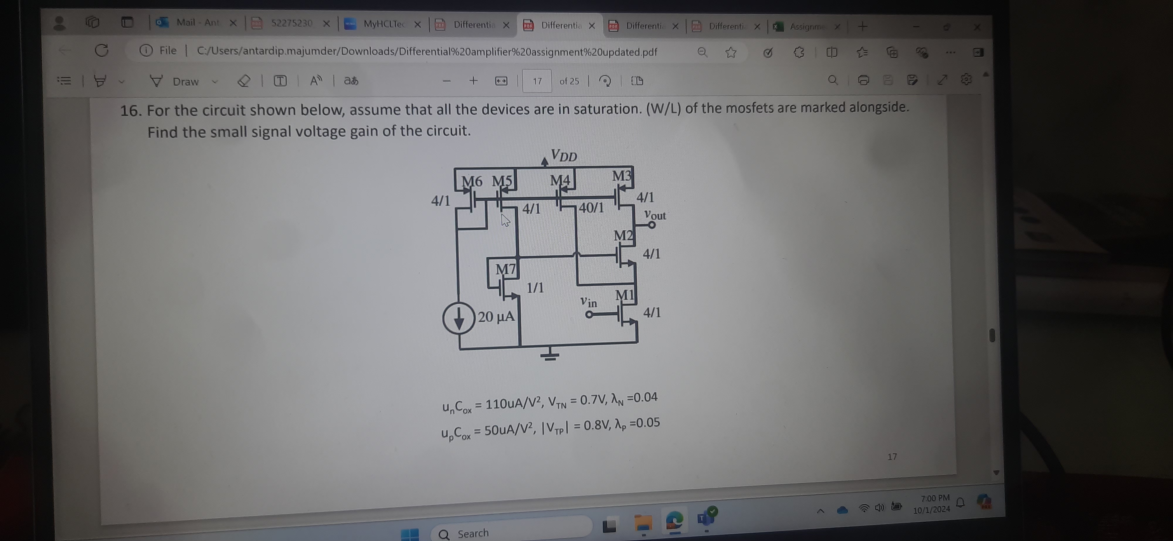 Solved Show me the steps to solve For the circuit shown | Chegg.com