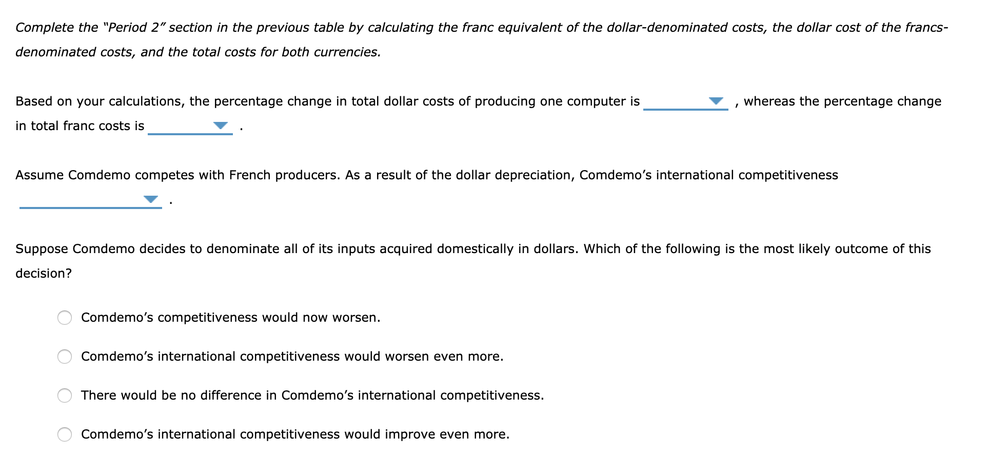 1. Exchange-rate fluctuations and international | Chegg.com