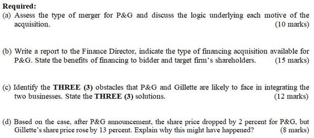 p&g gillette acquisition case study