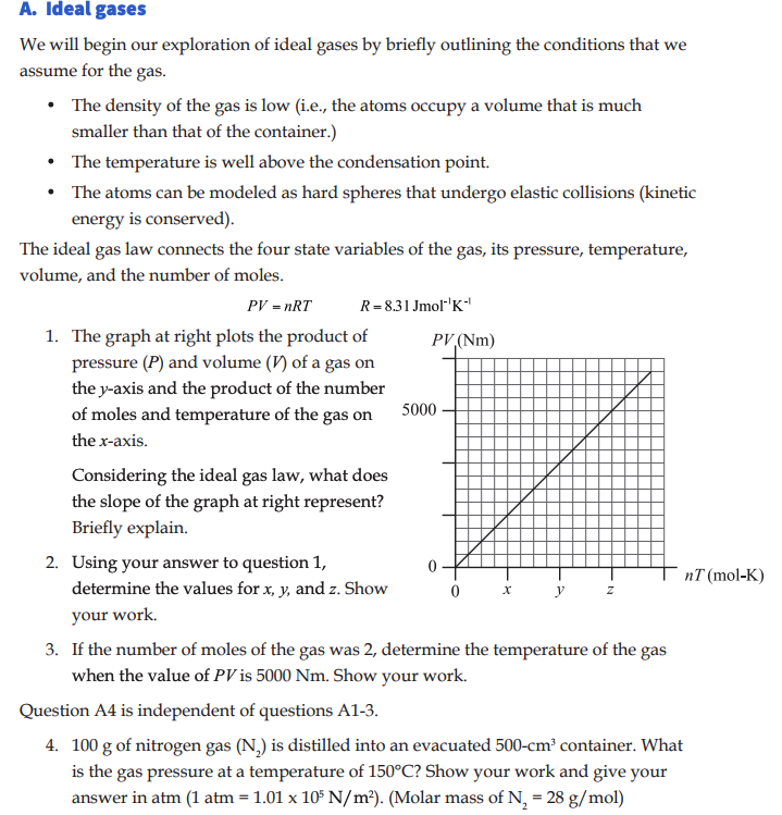 Solved Heat: Ideal Gases and the First Law of