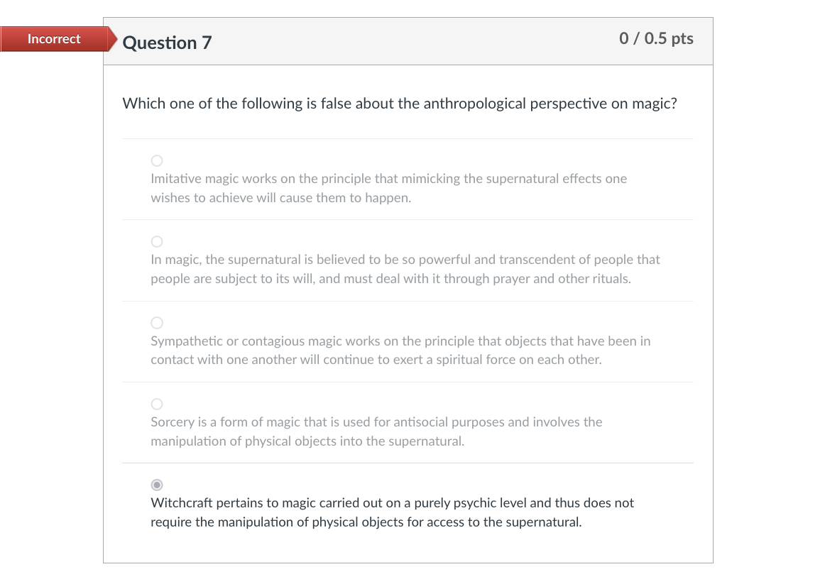 Which one of the following is false about the | Chegg.com