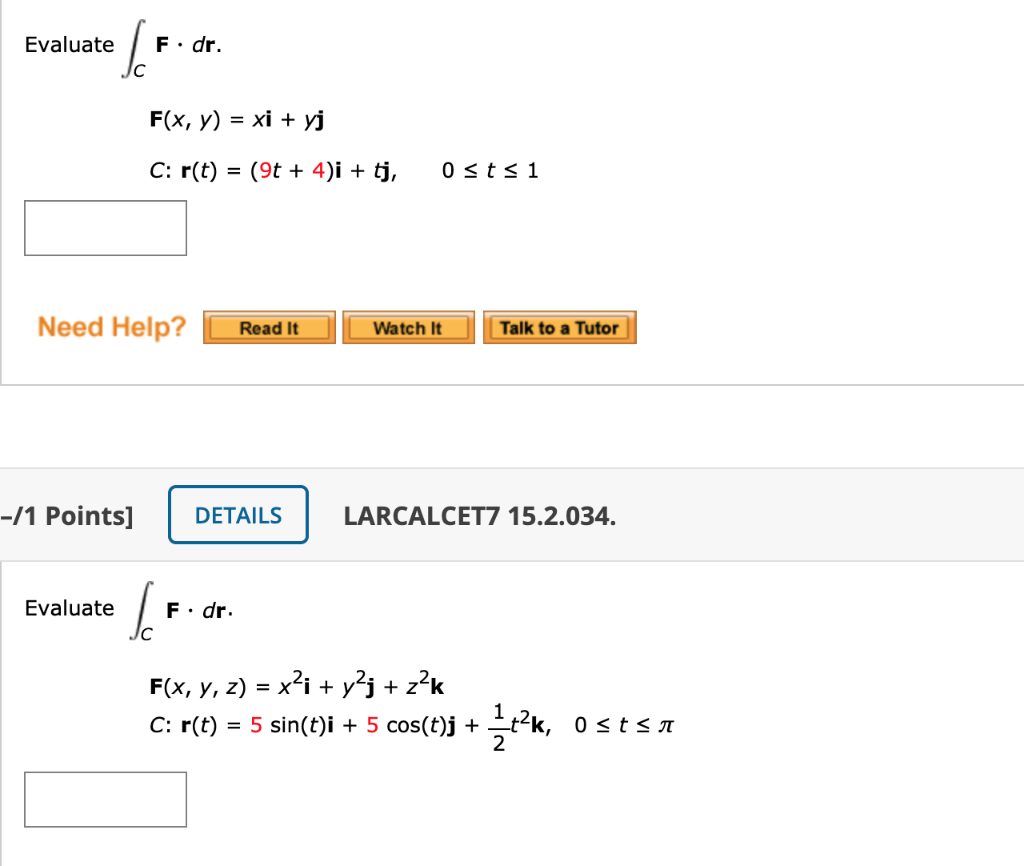 Solved Please solve both parts and box your answers, and I | Chegg.com