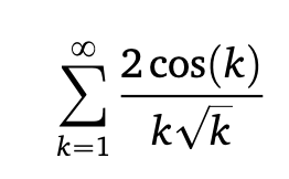 Solved show that the series above converges. Use any tests | Chegg.com