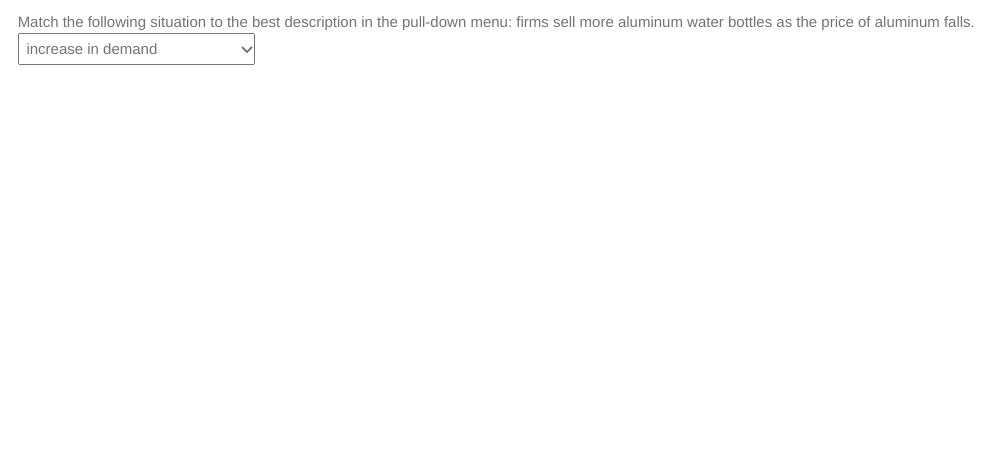Solved The options I have to chose from are 1.Decrease in | Chegg.com
