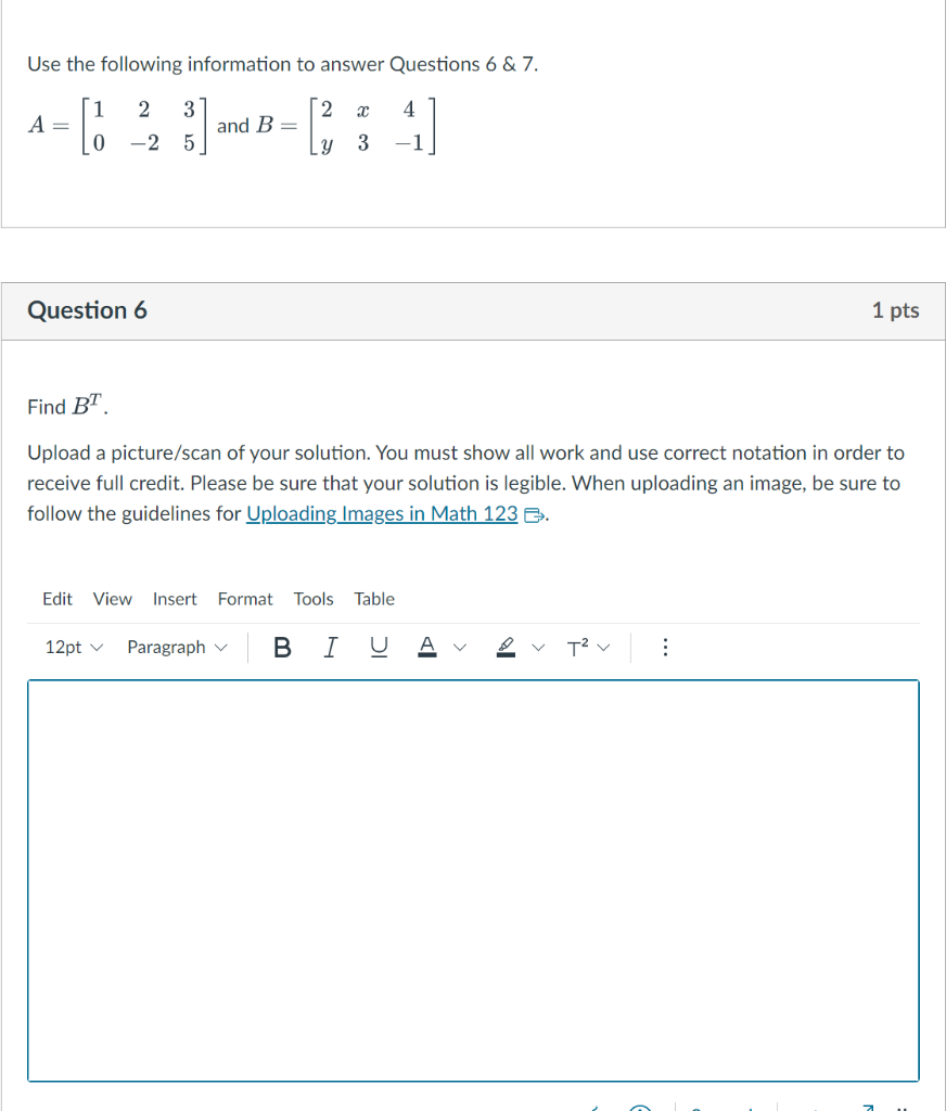 Solved Use The Following Information To Answer Questions 6 | Chegg.com