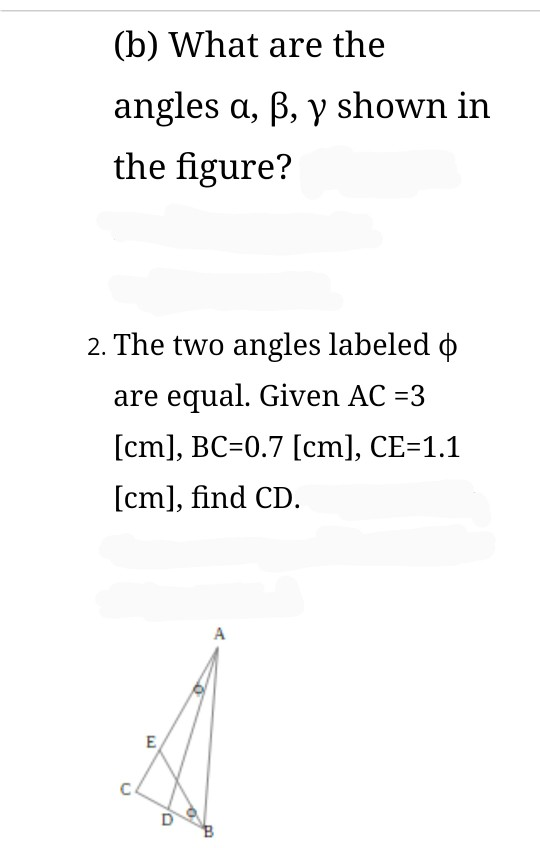 Solved 1 D Is Halfway Between Between A And B And E Is Chegg Com