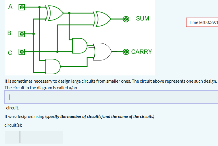 Solved It is sometimes necessary to design large circuits | Chegg.com