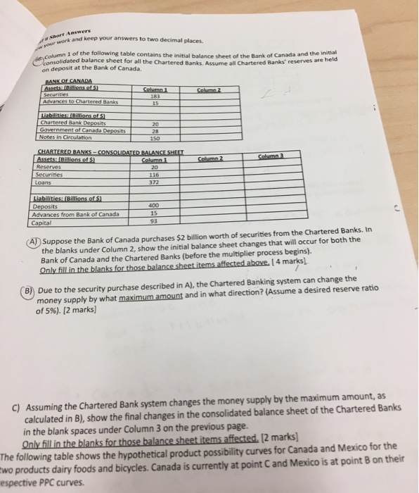 r short k and keep your answers to two decimal | Chegg.com