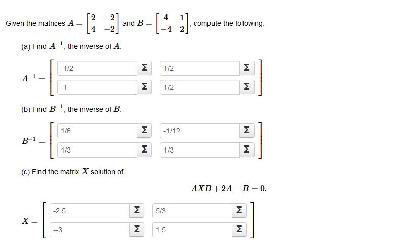 Solved 4 Given The Matrices A= Given The Matrices A = [1 And | Chegg.com