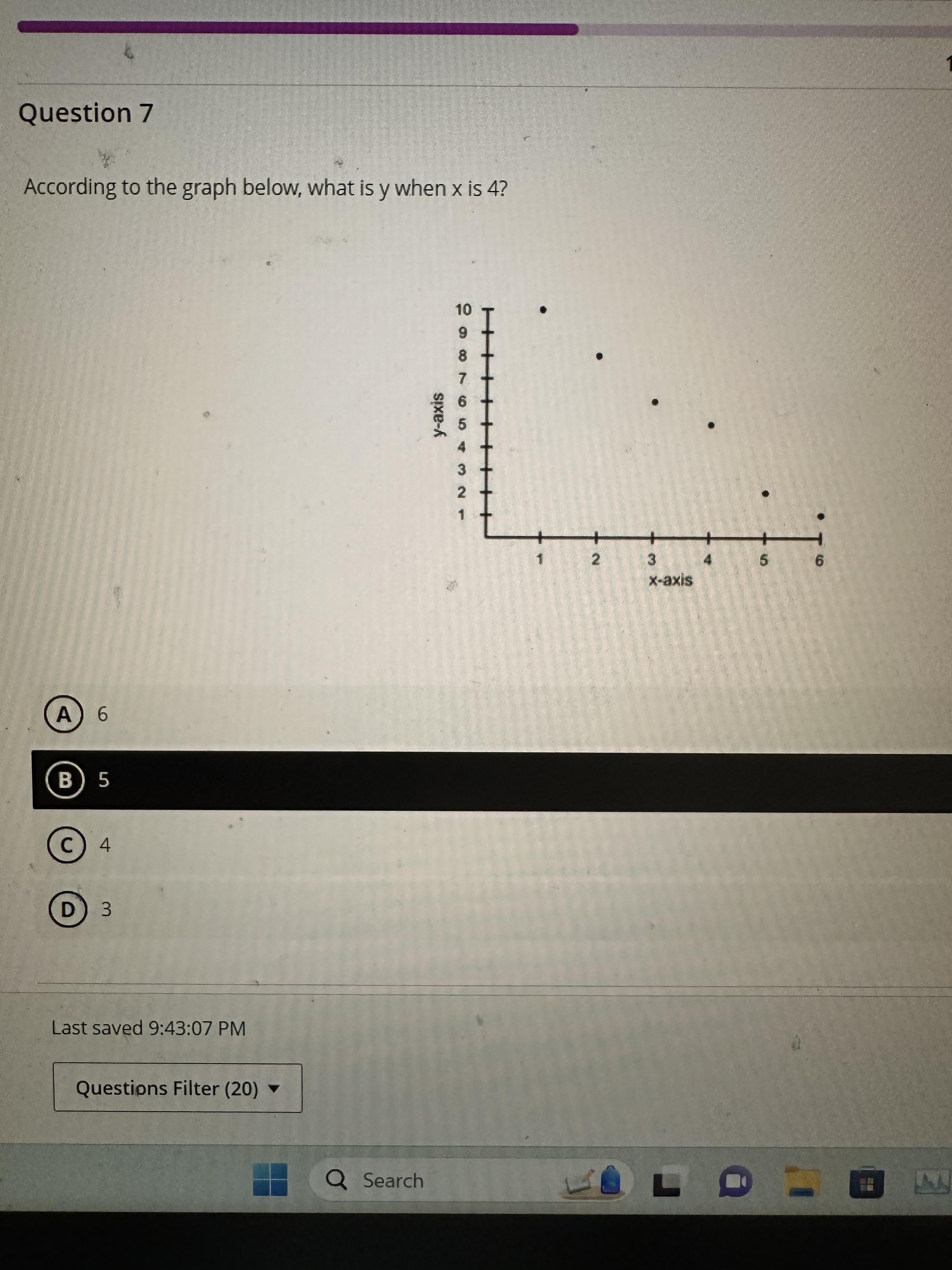 solved-according-to-the-graph-below-what-is-y-when-x-is-4-chegg