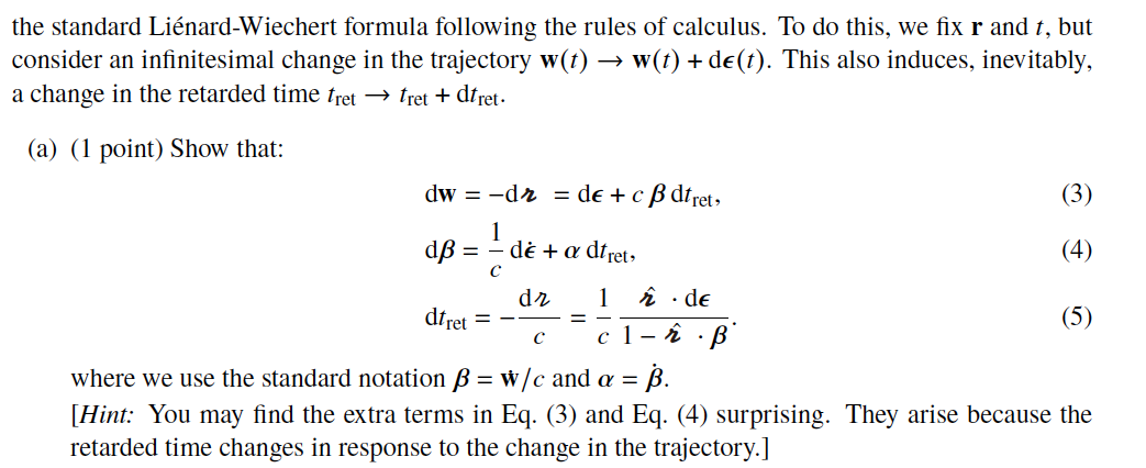 Retarded fields of a time-varying electric dipole: | Chegg.com