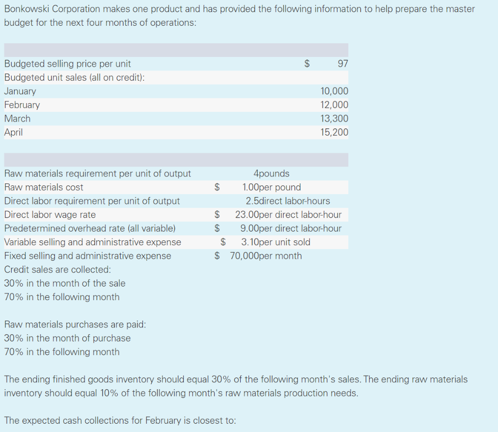 solved-bonkowski-corporation-makes-one-product-and-has-chegg