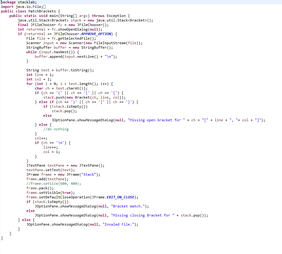 Data Structures (CS - 204) Lab 3 Exercise: Download | Chegg.com