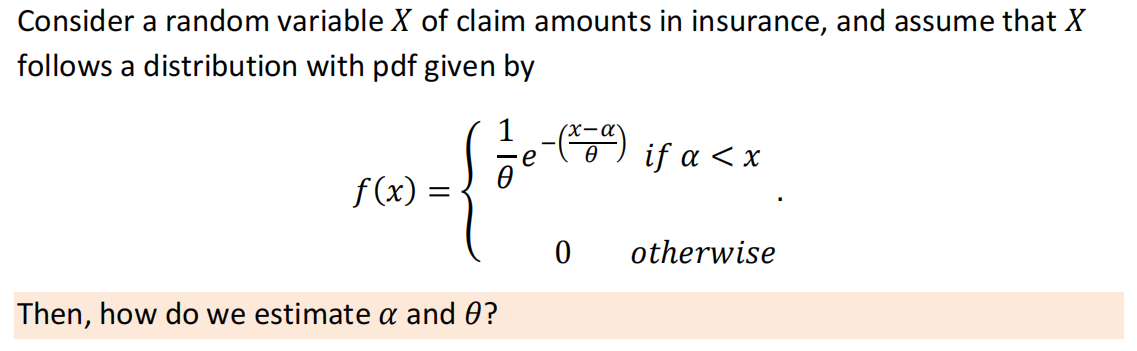 Solved Consider a random variable X of claim amounts in | Chegg.com