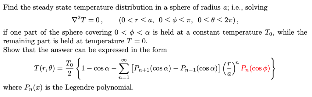 Find the steady state temperature distribution in a | Chegg.com