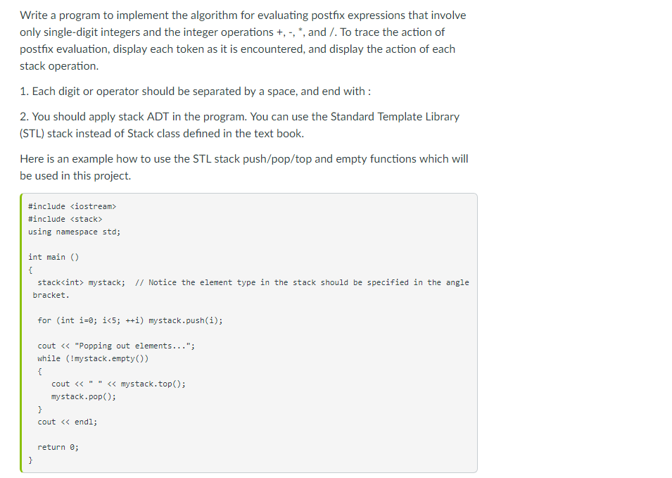 Solved Write a program to implement the algorithm for | Chegg.com