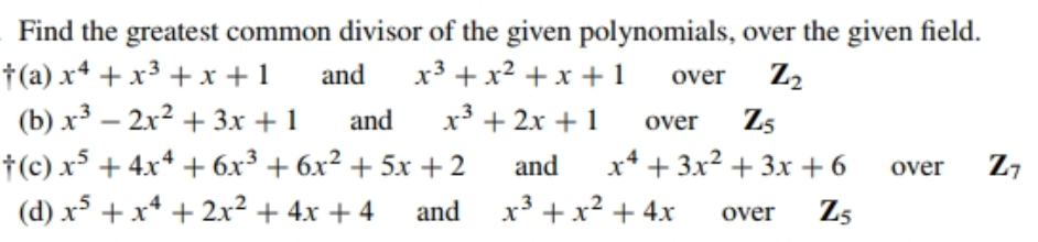 Solved Find the greatest common divisor of the given | Chegg.com
