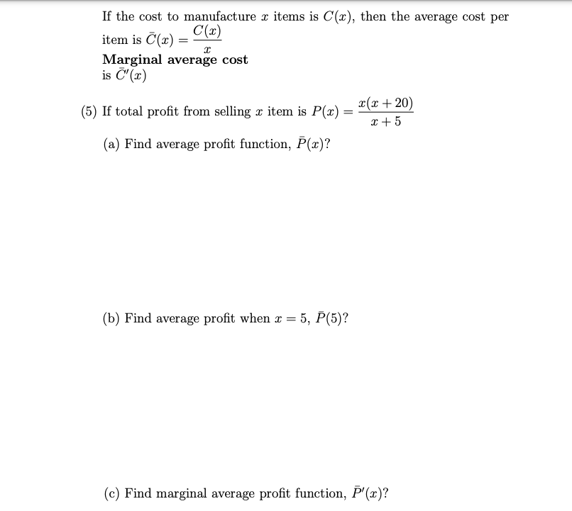 Solved 1 1 For Functions F X X 1 G X 3e And H X