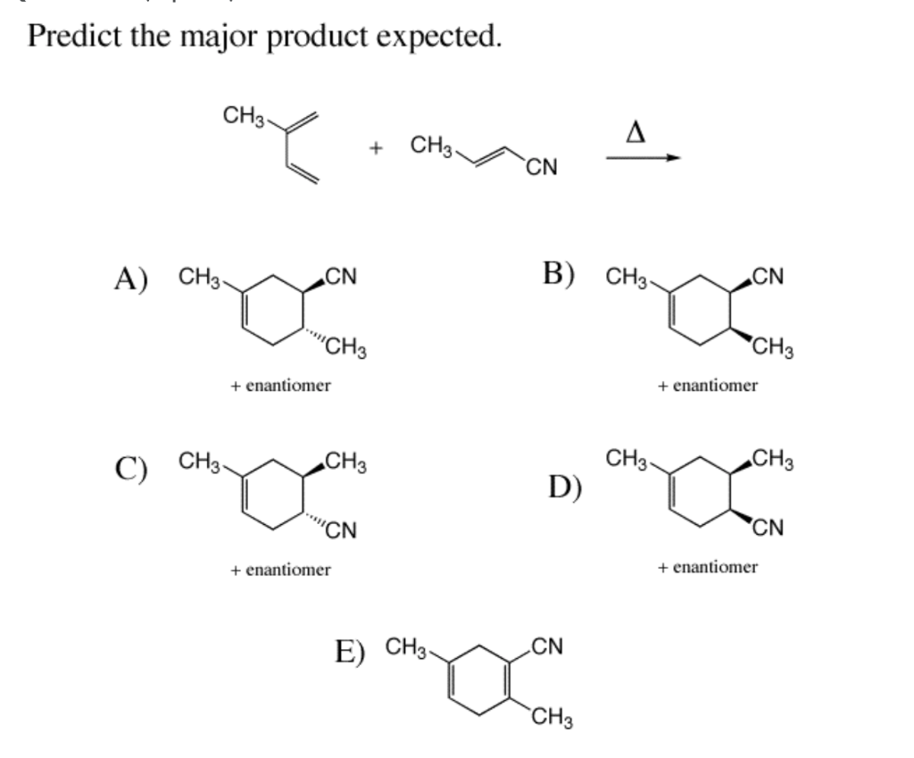 Solved MeOC CO Me Which of the following represents the best