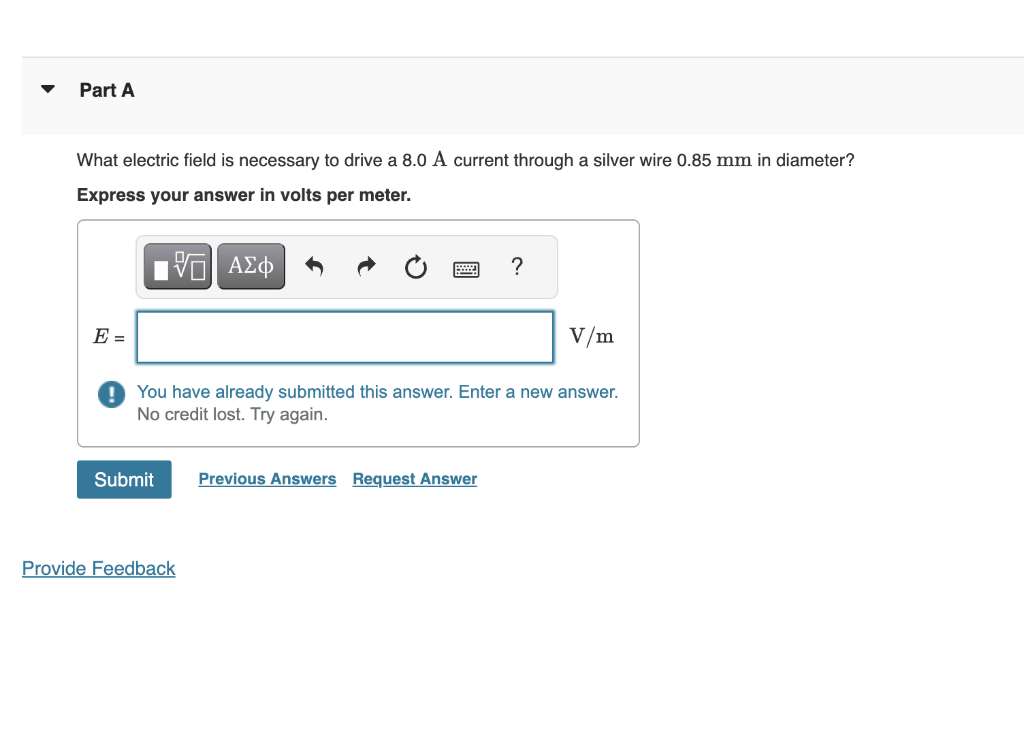 solved-what-electric-field-is-necessary-to-drive-a-8-0-a-chegg