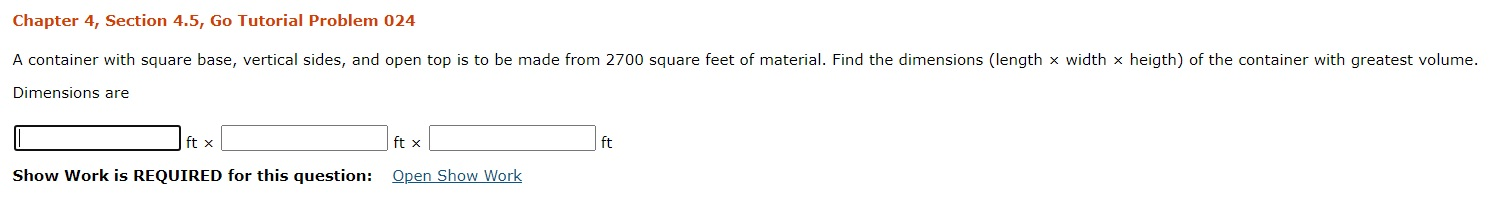 Solved Chapter 4 Section 4 5 Go Tutorial Problem 024 A Chegg Solved Chapter 4 Section 4 5 Go Tutorial Problem 024 A Chegg