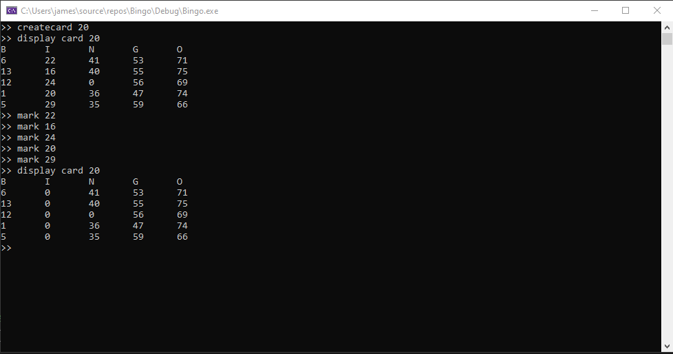 Solved In C++ Write a function that returns "Bingo!" if in a | Chegg.com