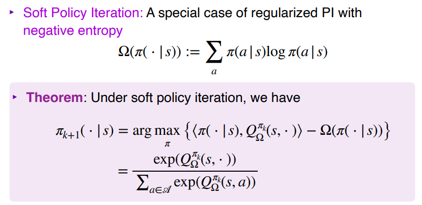 Solved Soft Policy Iteration: A special case of regularized | Chegg.com