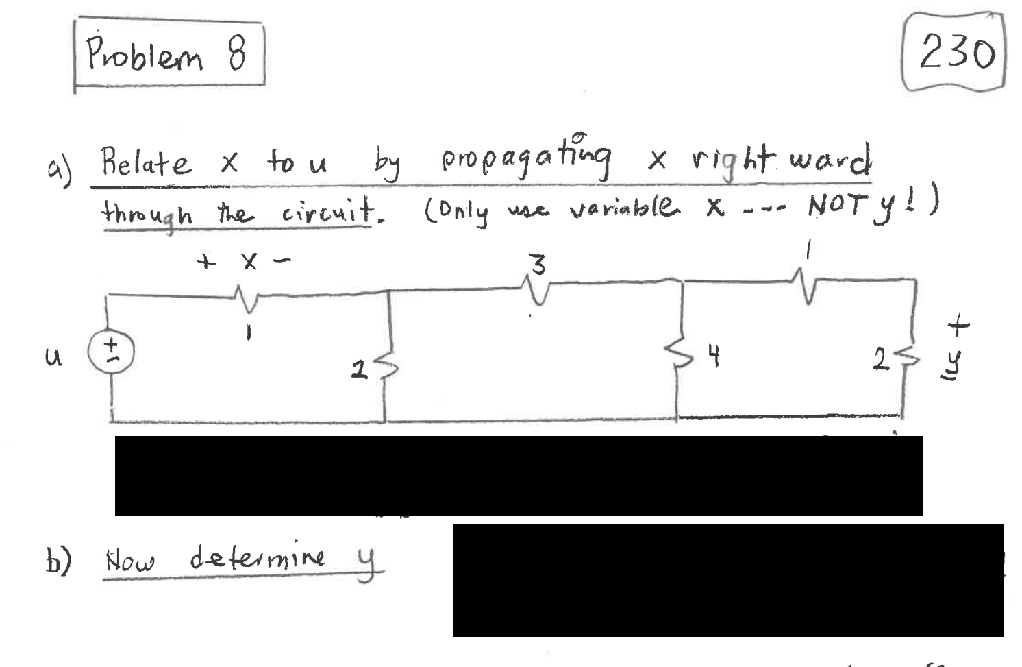 Solved Problem 8a Relate X to U by Propagating X right Chegg solved-problem-8a-relate-x-to-u-by-propagating-x-right-chegg