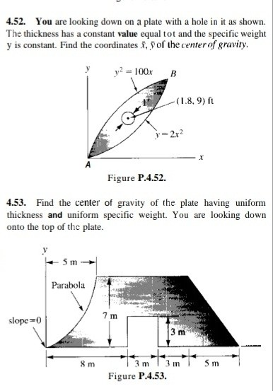 Solved 4.52. You are looking down on a plate with a hole in | Chegg.com