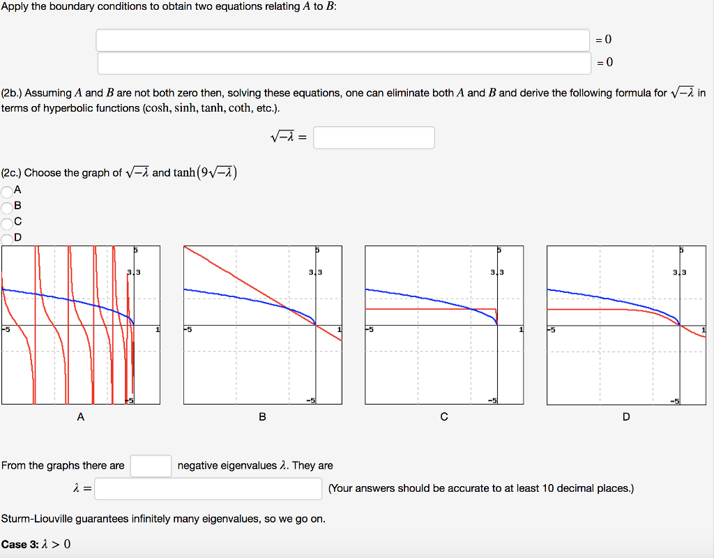 Solved (1 point) In this problem we find the eigenfunctions | Chegg.com