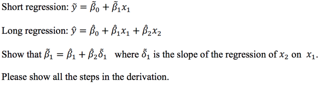 Omitted Variable Bias Formula Example