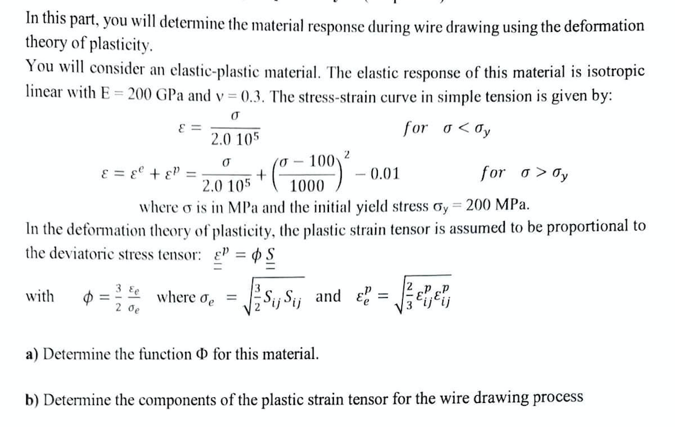 In This Part, You Will Determine The Material | Chegg.com