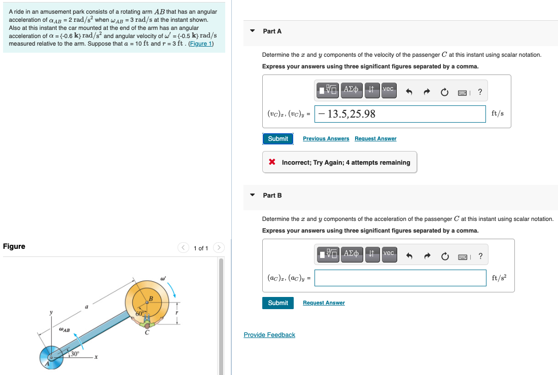 Solved A ride in an amusement park consists of a rotating | Chegg.com