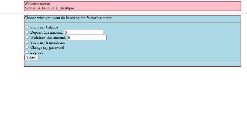 Solved Create as the following using php forms and | Chegg.com