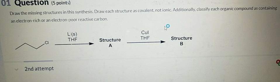 Solved 01 Question (5 Points) Draw The Missing Structures In | Chegg.com