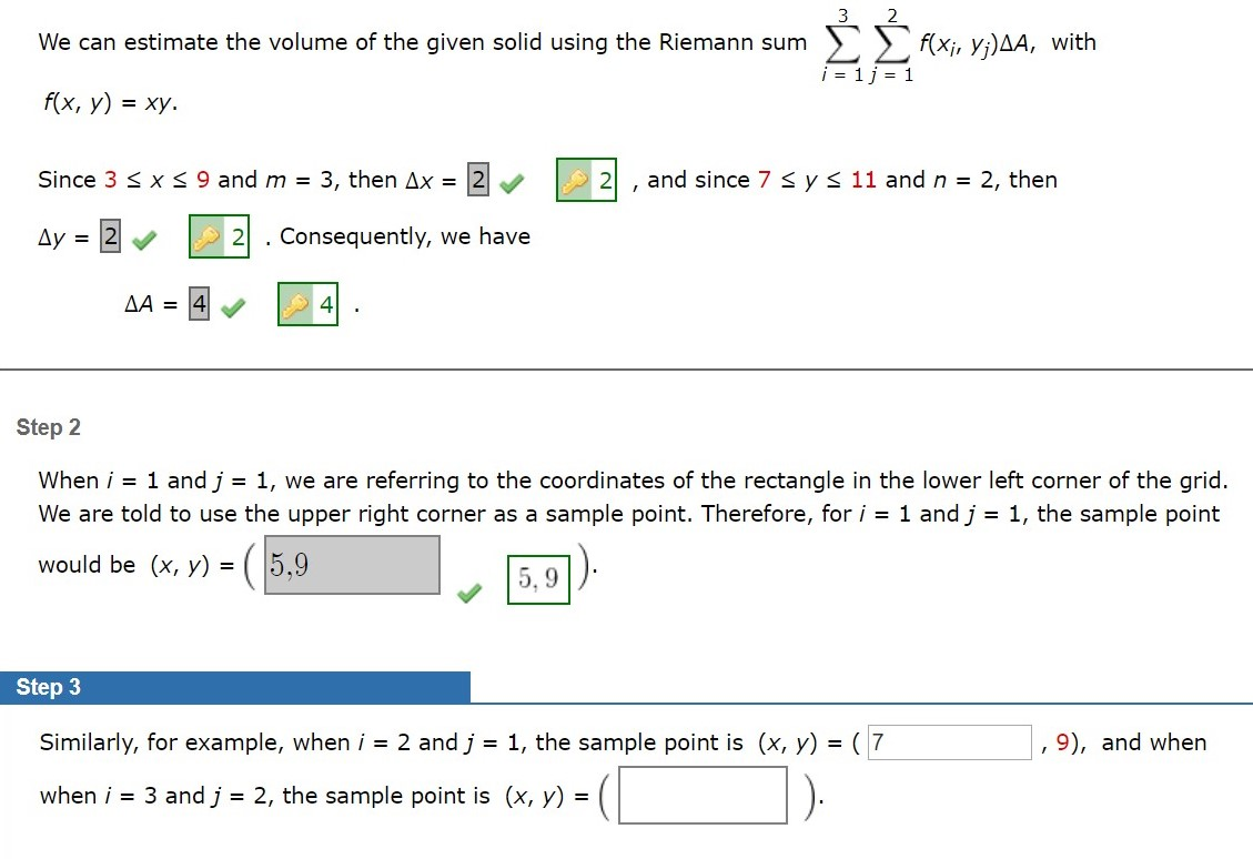 Solved We Can Estimate The Volume Of The Given Solid Using Chegg Com