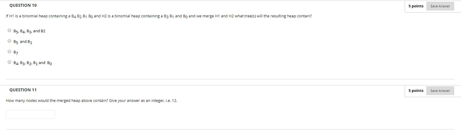 Solved QUESTION 10 5 points Save Answer if H1 is a binomial | Chegg.com