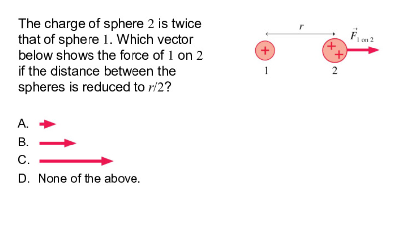 Solved r 1 on 2 Two charges are separated by a distance r. | Chegg.com