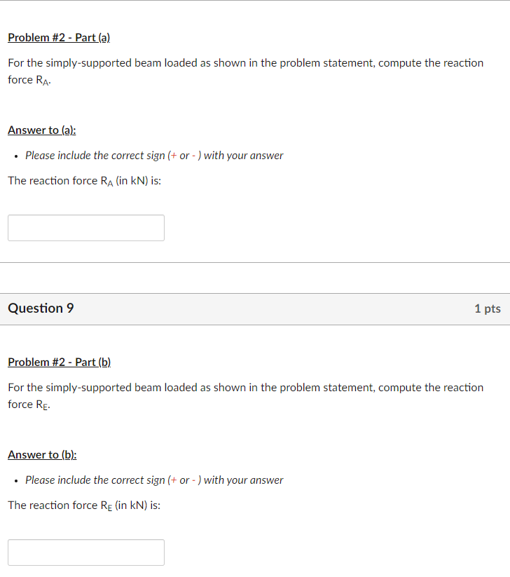 Solved A simply-supported beam is loaded as shown in the | Chegg.com