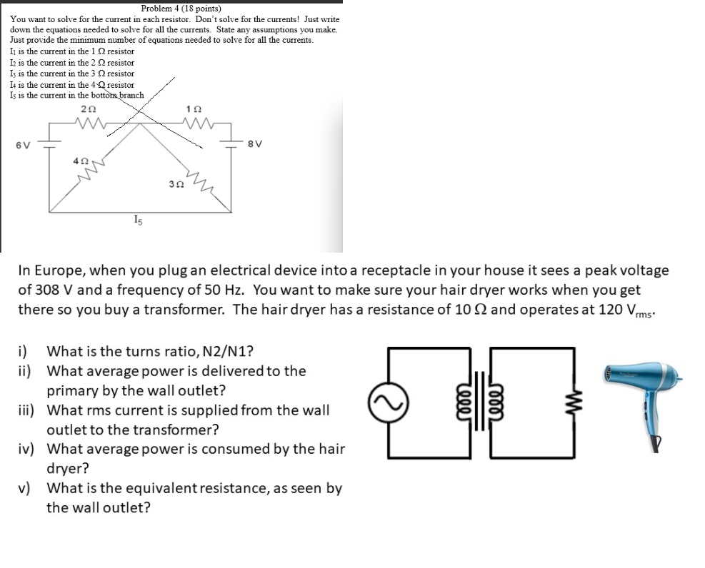 Solved Problem 4 (18 points) You want to solve for the | Chegg.com