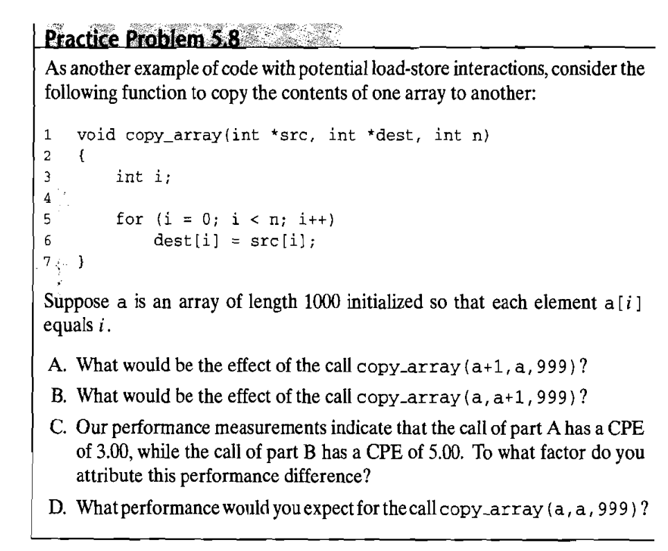 Solved Practice Problem 58As another example of code with | Chegg.com