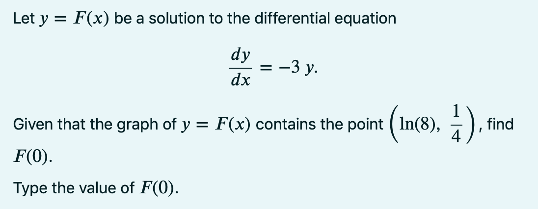 Solved Let Y F X Be A Solution To The Differential