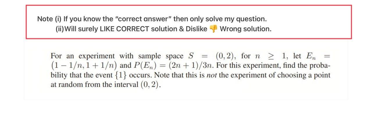 Solved Note (i) If you know the "correct answer" then only | Chegg.com