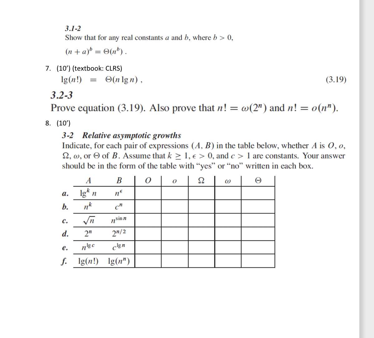 Solved 3.1-2 Show That For Any Real Constants A And B, Where | Chegg.com