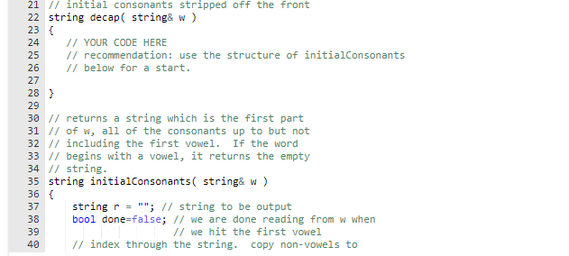 Solved 1.14 Pig Latin Complete the program below that | Chegg.com