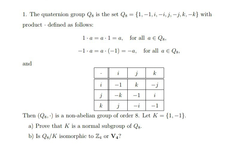 Groups: A Normal Subgroup and Quotient Group of the …